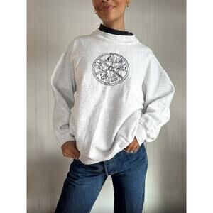 Vintage Western Rodeo Crewe Neck Sweater Size XL